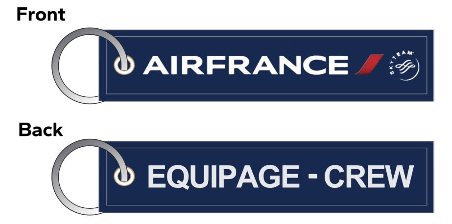 Porte clé Flamme Air France Équipage Crew