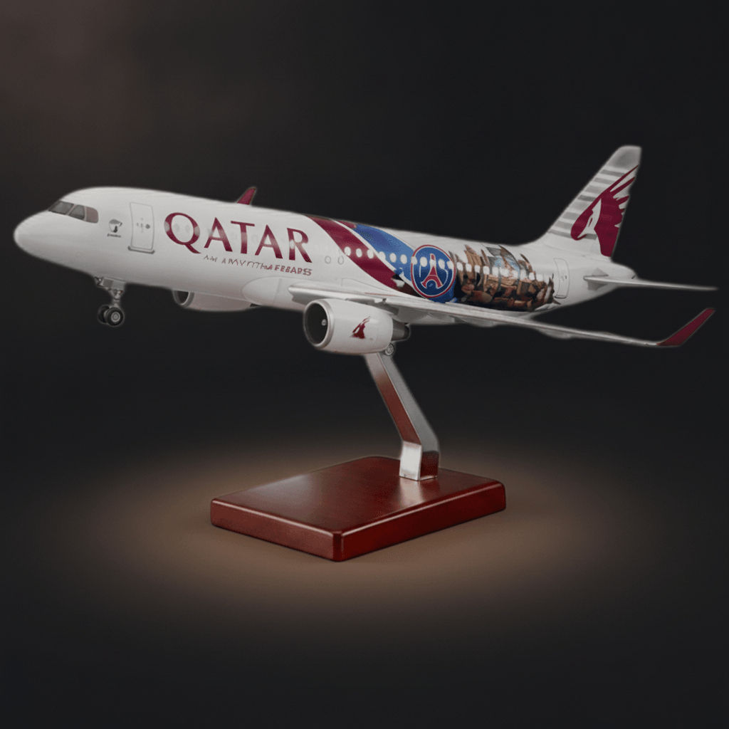 Airbus A320 Qatar PSG Livery