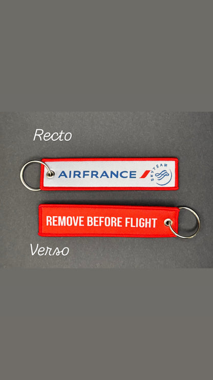 Porte clé flamme Remove Before Flight
