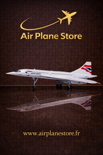 Concorde British Airways 🇬🇧 - 1:125 - Finition Premium
