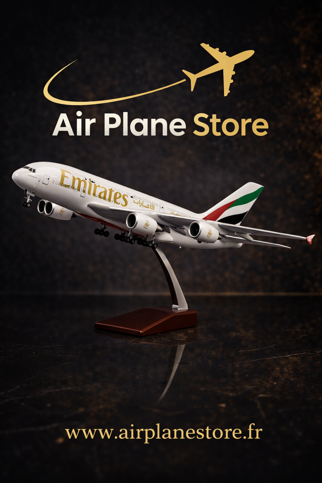 Airbus A380 - Échelle 1:160 - Finition Premium